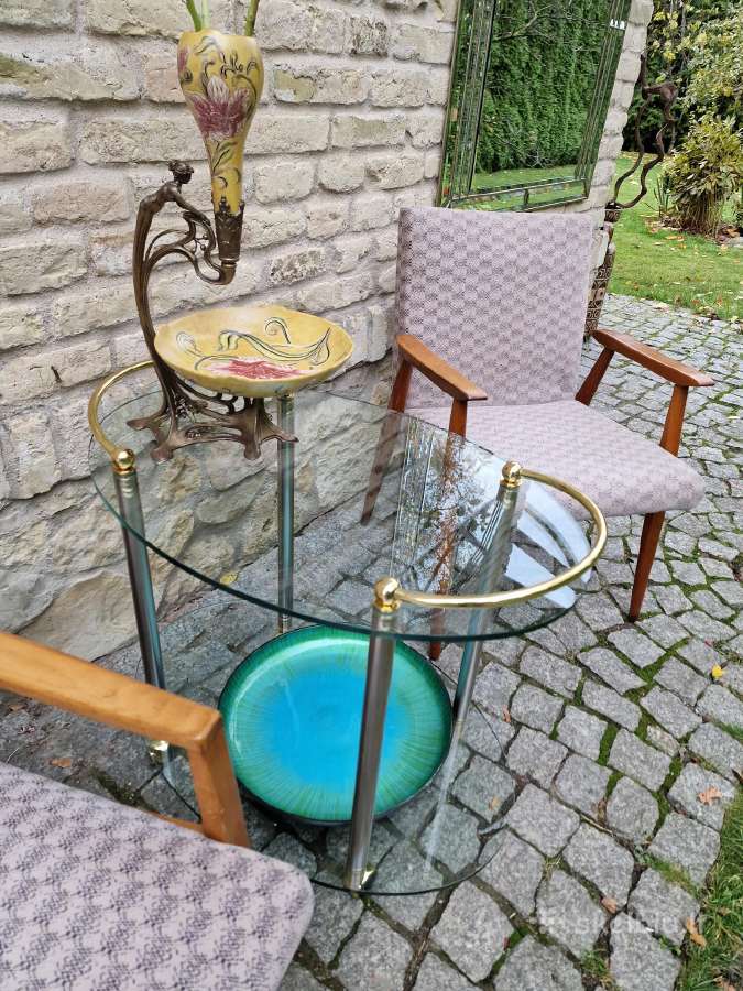 Vintažinis mid century serviravimo-baro staliukas