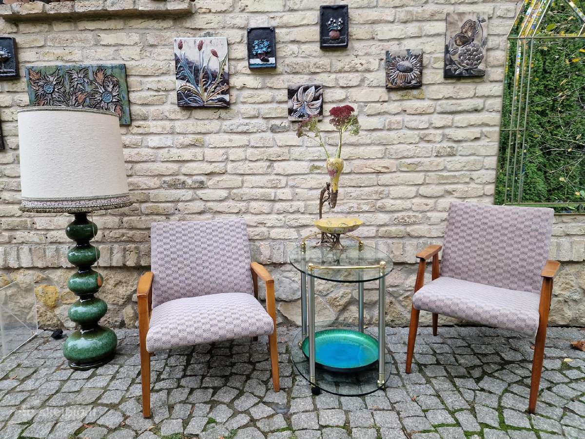 Vintažinis mid century serviravimo-baro staliukas - nuotraukos Nr. 5