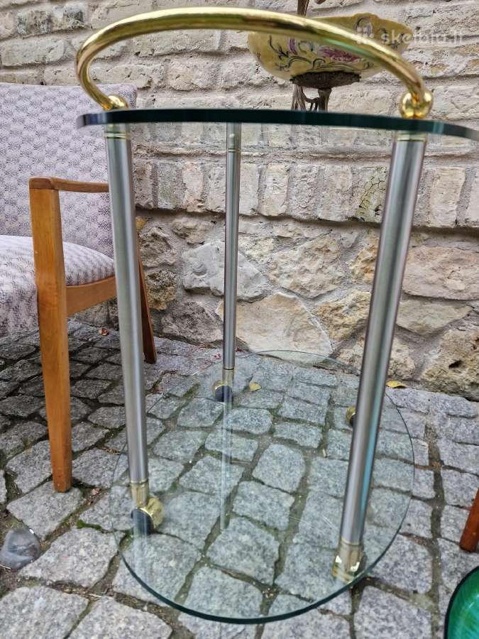 Vintažinis mid century serviravimo-baro staliukas - nuotraukos Nr. 8