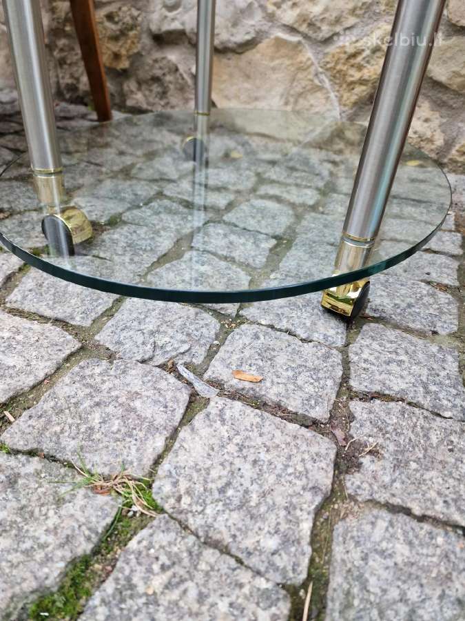 Vintažinis mid century serviravimo-baro staliukas - nuotraukos Nr. 9