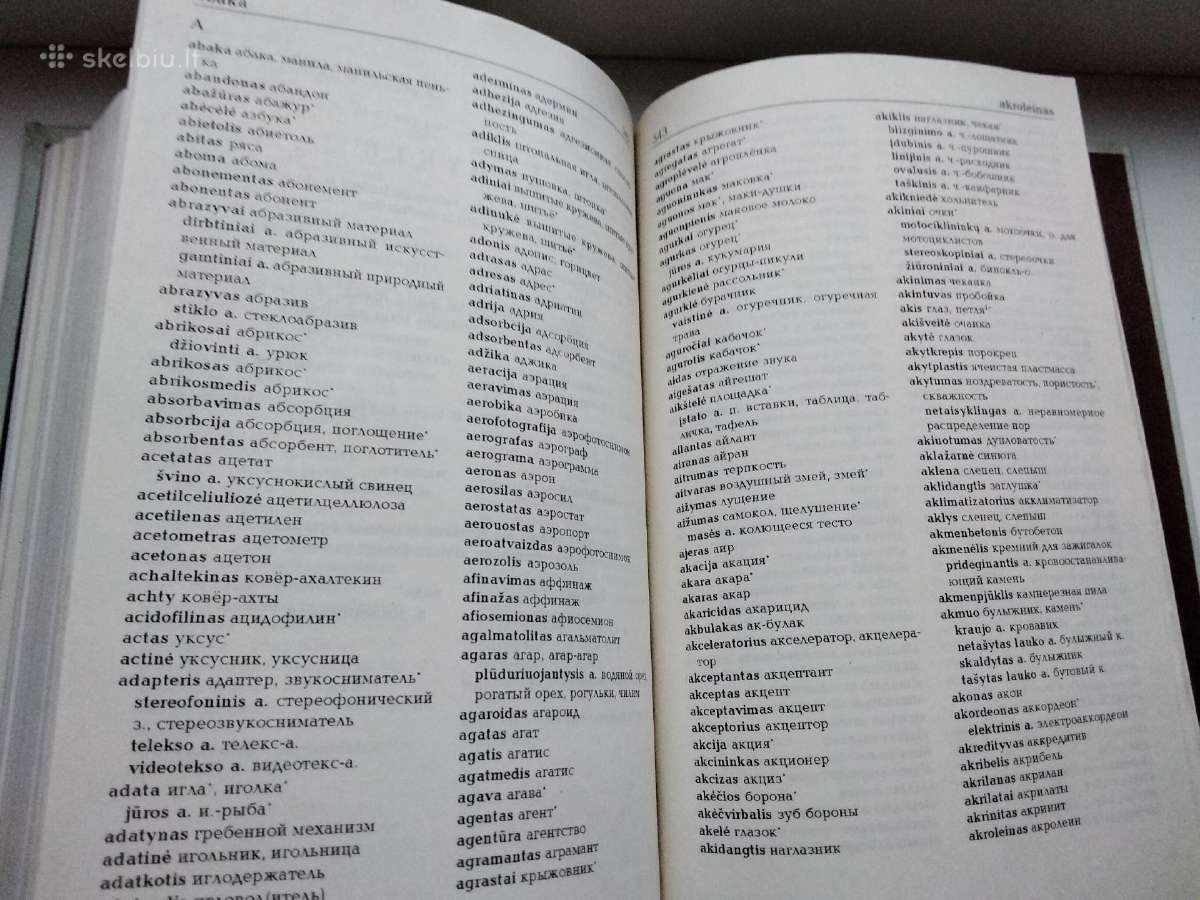 Rusų - lietuvių k. prekių žodynas - nuotraukos Nr. 10