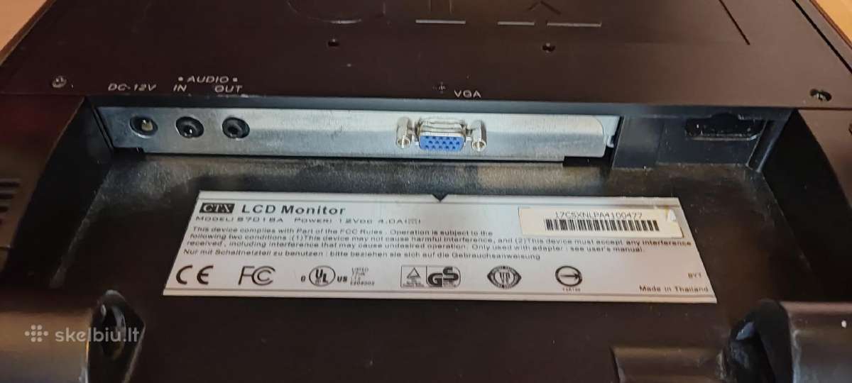 Ctx LCD monitorius 12v - nuotraukos Nr. 3