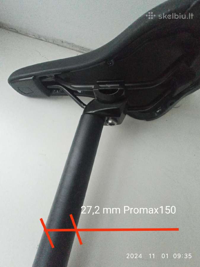 Balnas su kotu 27 mm dviračiui - nuotraukos Nr. 2