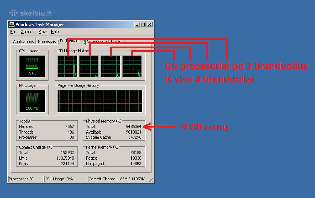 Parduodamas Serveris Intel Xeon, RAM 9gb, HDD 76gb - nuotraukos Nr. 8