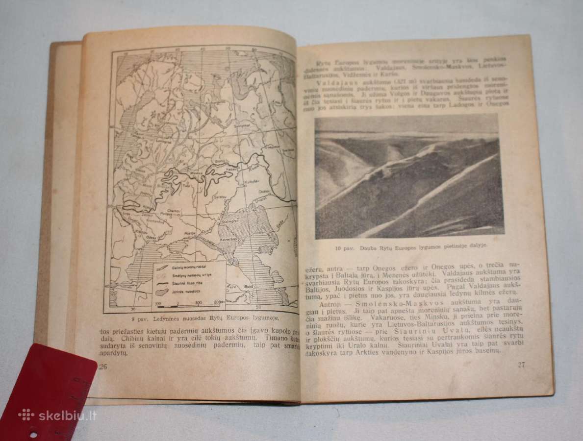Fizinė TSRS geografija vadovėlis 1946 m. - nuotraukos Nr. 4
