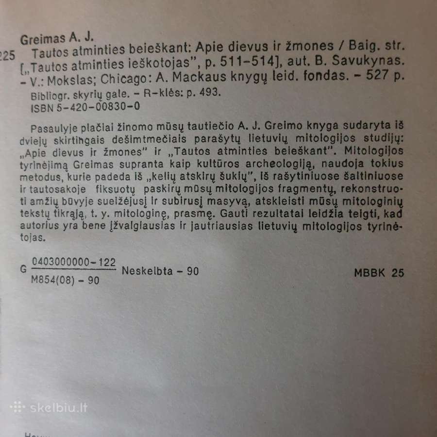 Algirdas J. Greimas - Tautos atminties beieškant - nuotraukos Nr. 11