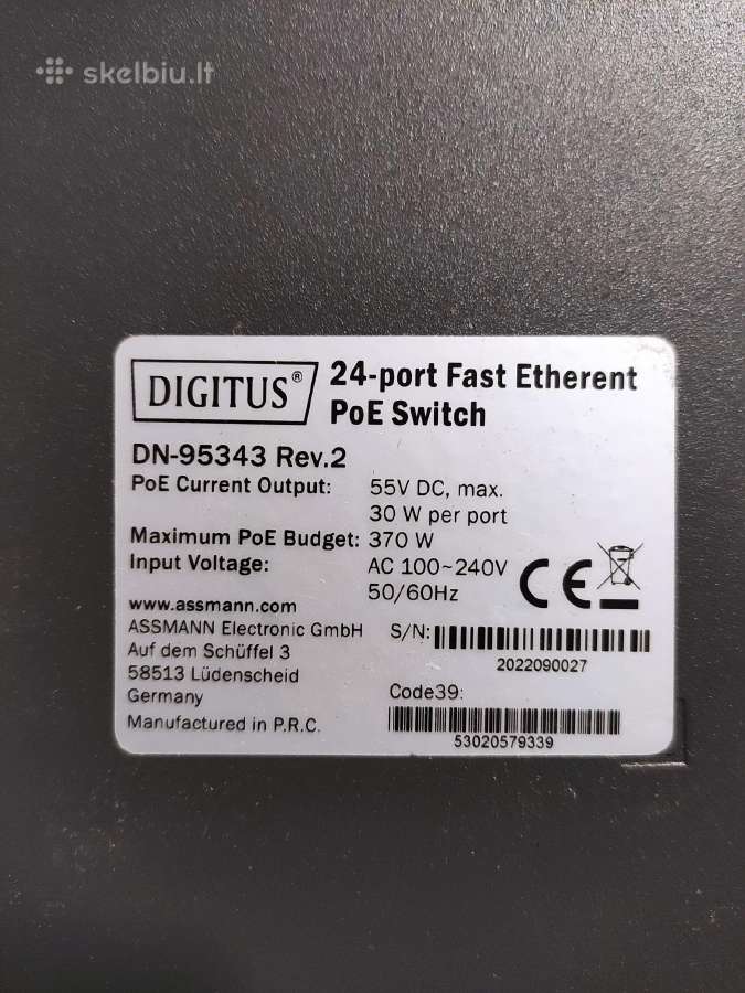 Digitus Dn-95343 24poe - nuotraukos Nr. 3