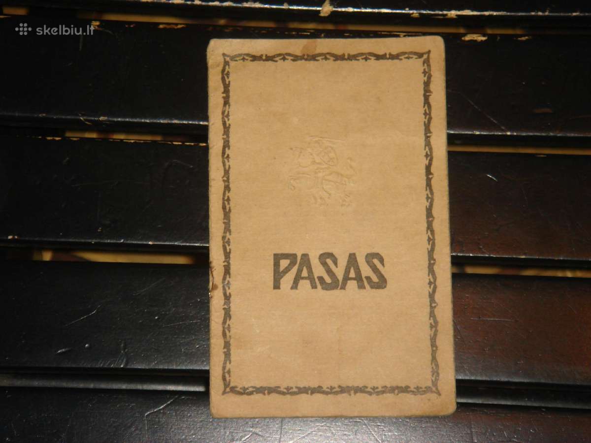 Prieskarinis lietuviskas pasas