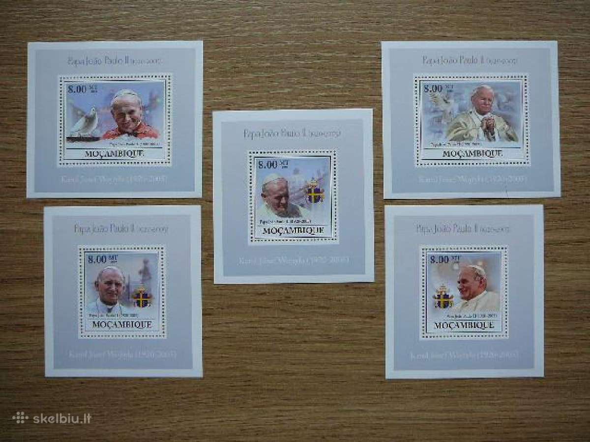 Popiezius J. Paulius II Mozambikas 2009 Mnh mz498