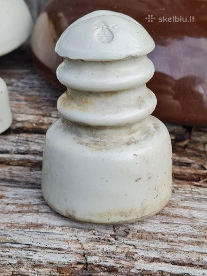 Izoliatoriai keraminiai, glazūruoti sovietiniai - nuotraukos Nr. 6