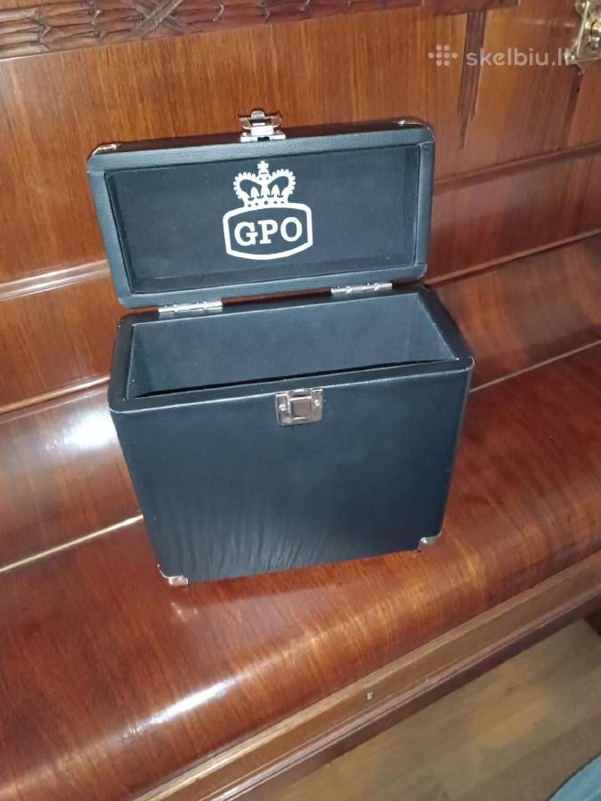 Retro stiliaus transportavimo dėžė 7-colių vinilui