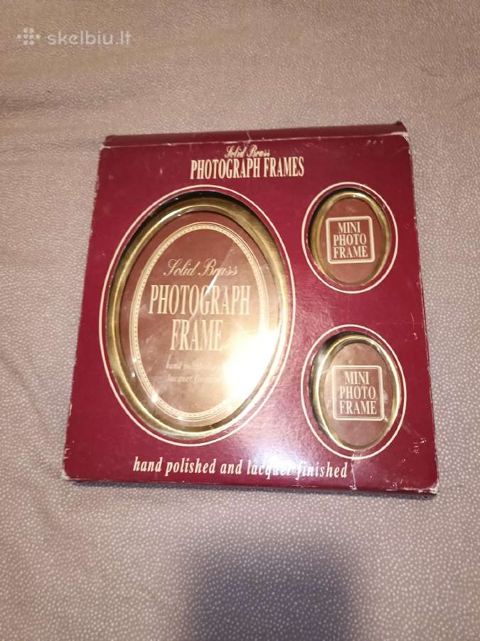 Vintažiniai, nenaudoti trio rėmeliai