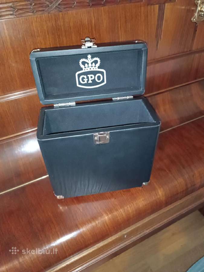Transportavimo dėžė plokštelėms, mikrofonams ir t.