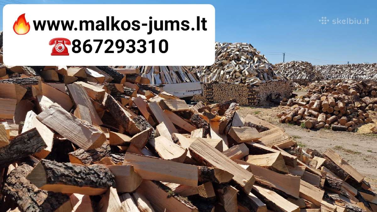 Beržo, ąžuolo malkos Vilniuje 0 - nuotraukos Nr. 7