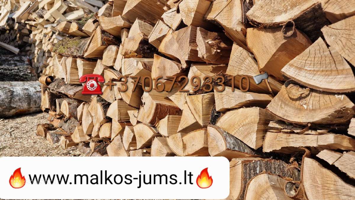 Beržo, ąžuolo malkos Vilniuje 0 - nuotraukos Nr. 8