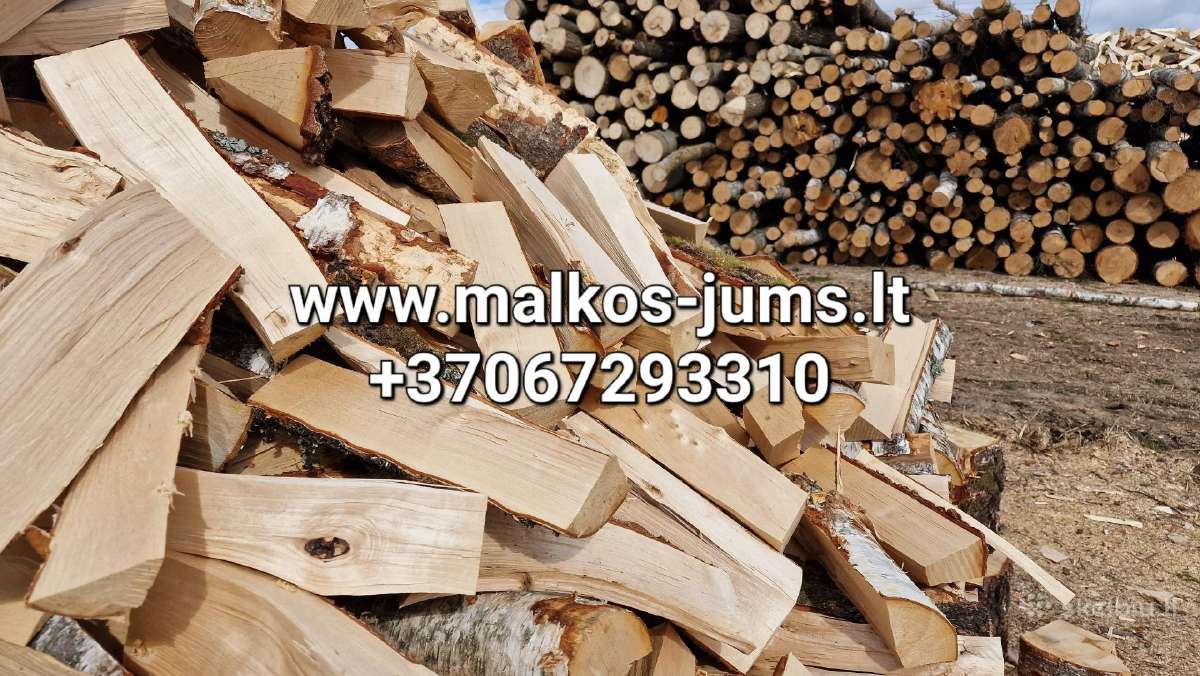 Beržo, ąžuolo malkos Vilniuje 0 - nuotraukos Nr. 9