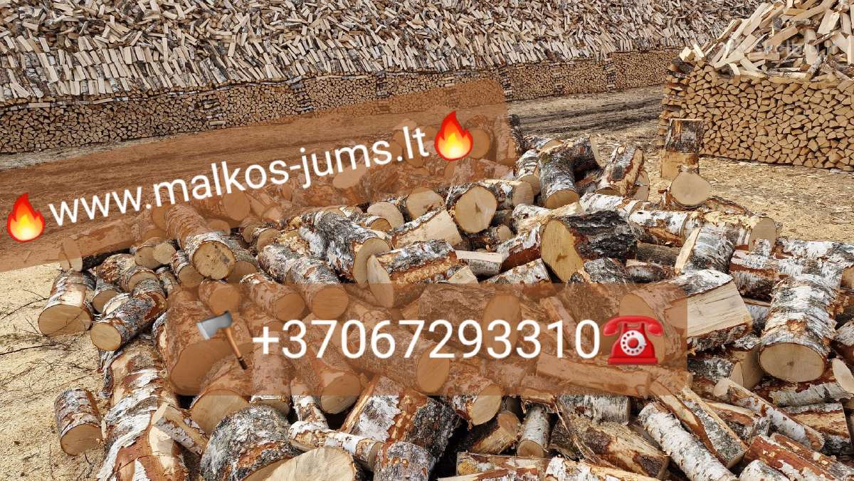 Beržo, ąžuolo malkos Vilniuje 0 - nuotraukos Nr. 10