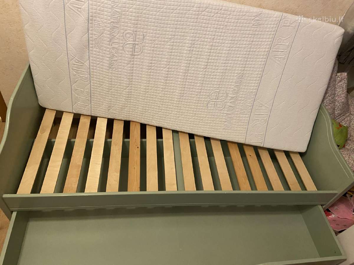 Vaikiška lova su čiužiniu 185cm x 86cm - nuotraukos Nr. 2