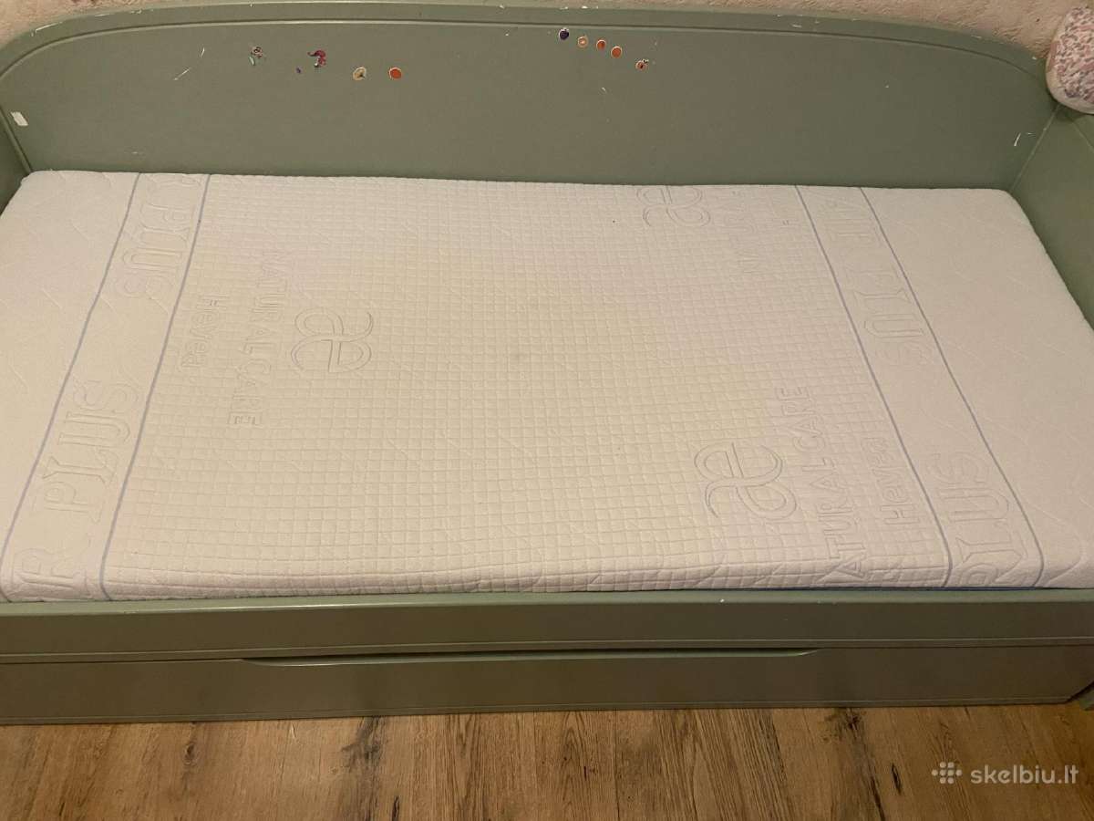 Vaikiška lova su čiužiniu 185cm x 86cm - nuotraukos Nr. 5
