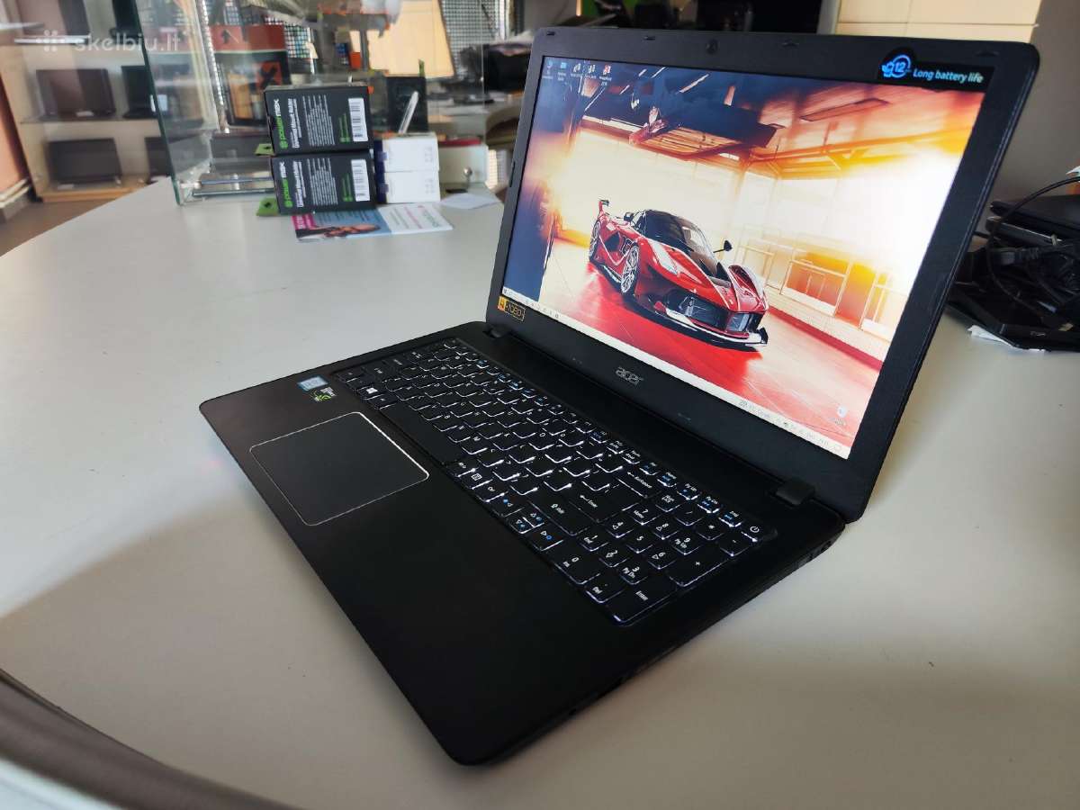 Acer i5 7th/15,6"fhd/16gb ddr4/gtx/SSD+HDD