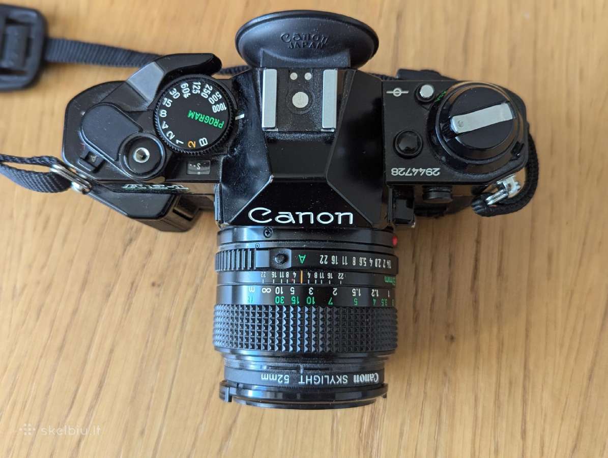 Canon Ae-1 Program juostinis fotoaparatas - nuotraukos Nr. 5