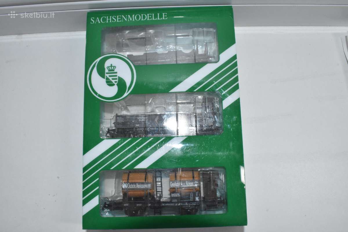 Sachsenmodelle krovininių vagonų komp. M 1:87 (H0)