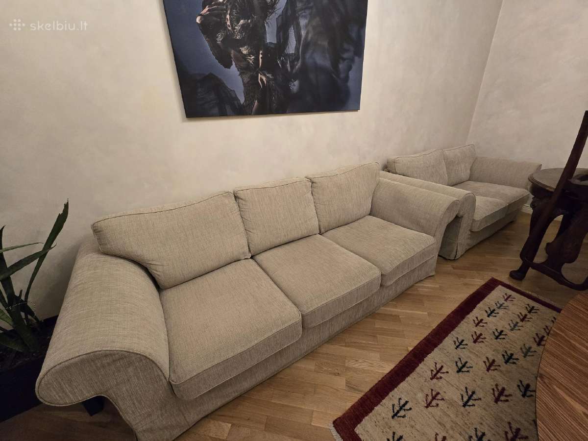 Parduodami svetainės baldai 3+2 naudoti - nuotraukos Nr. 4