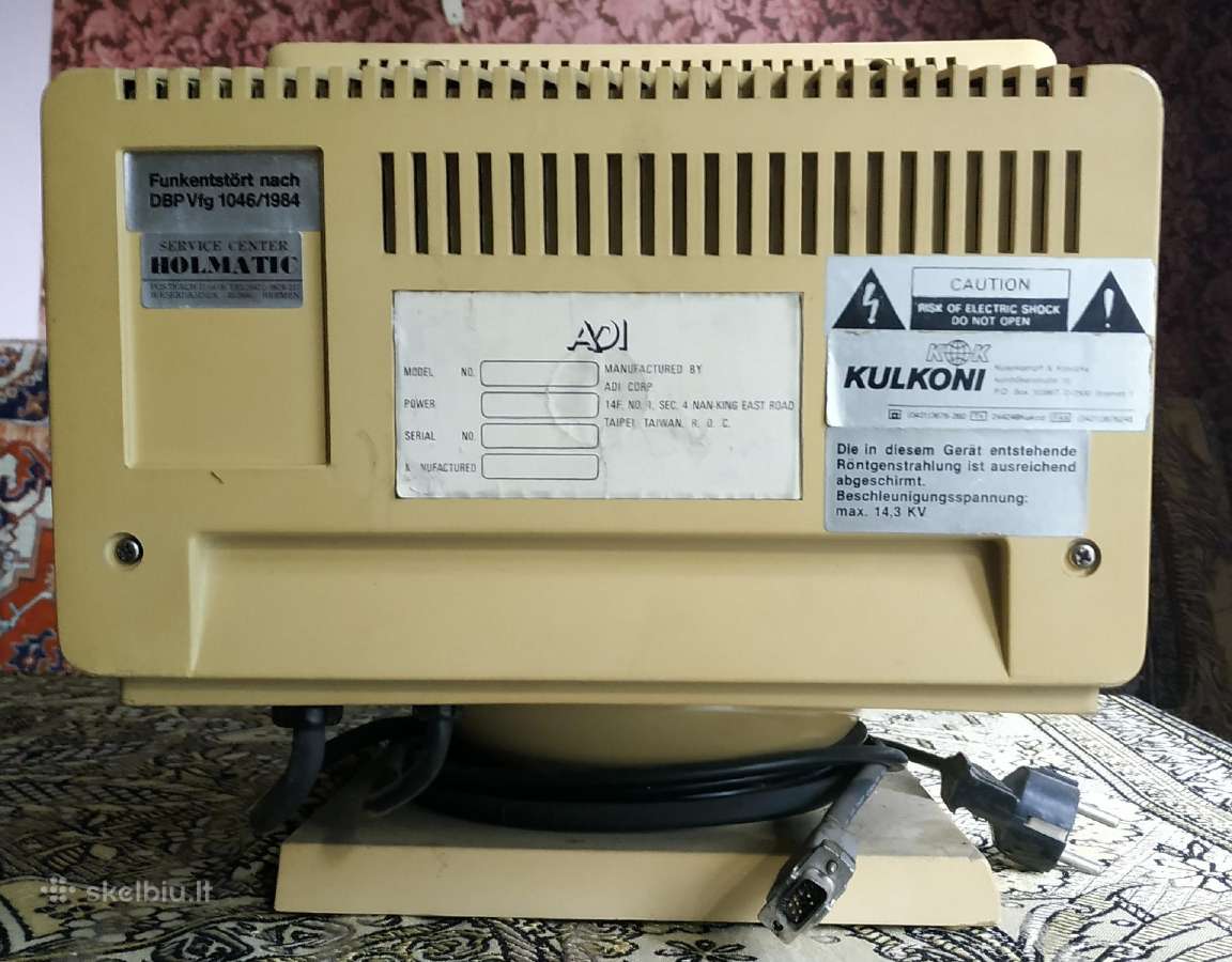Kolekcinis Crt monitorius Vga monochrome retro - nuotraukos Nr. 2