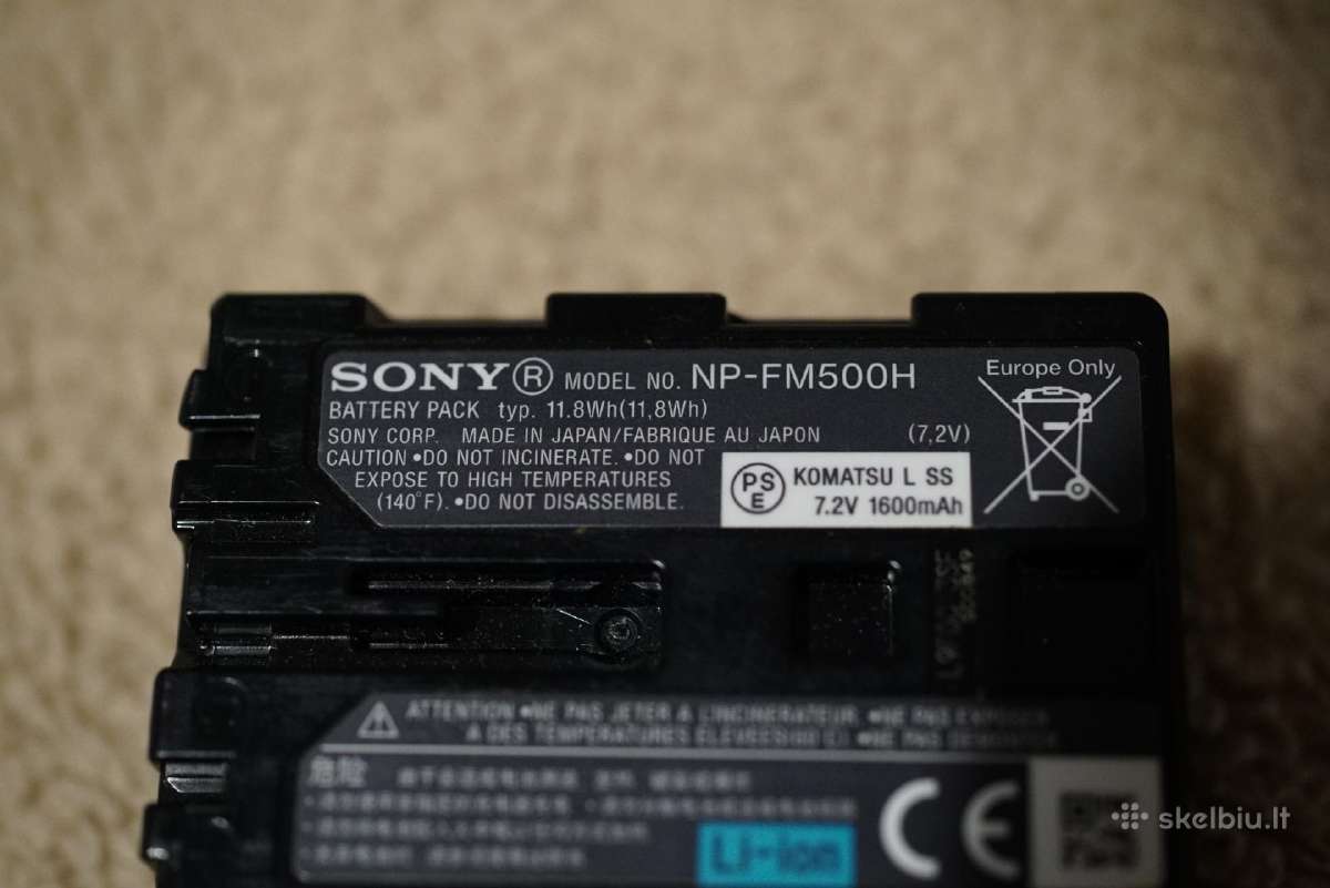 Sony Np-fm500h - nuotraukos Nr. 5