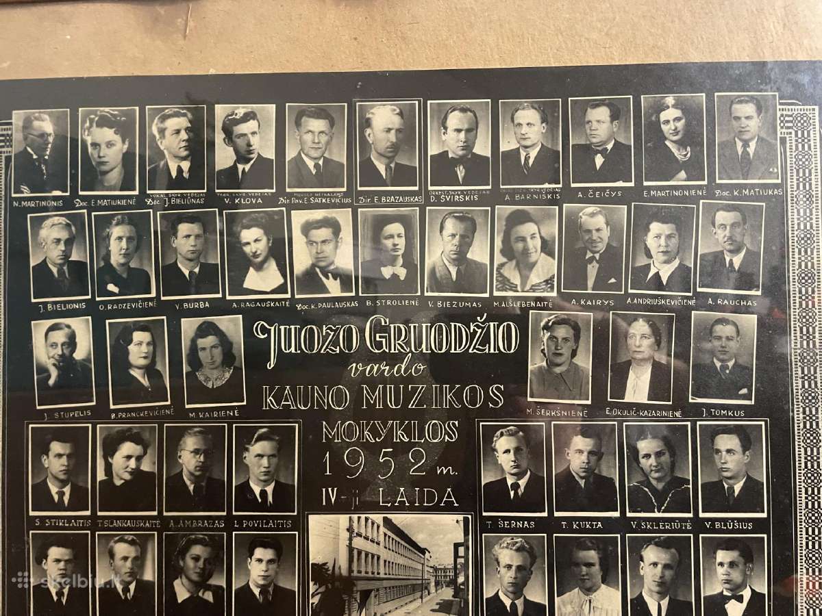 Juozo Gruodžio vardo muzikos mokyklos vinjetė - nuotraukos Nr. 2