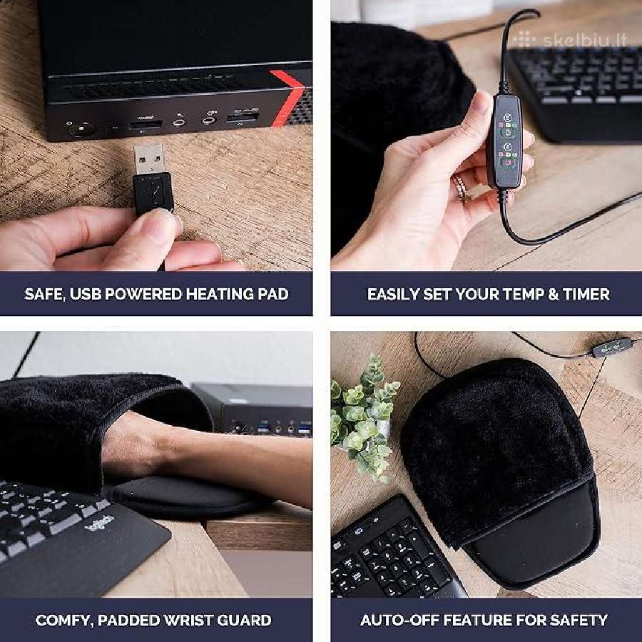 Usb šildomas pelės kilimėlio rankų šildytuvas - nuotraukos Nr. 3