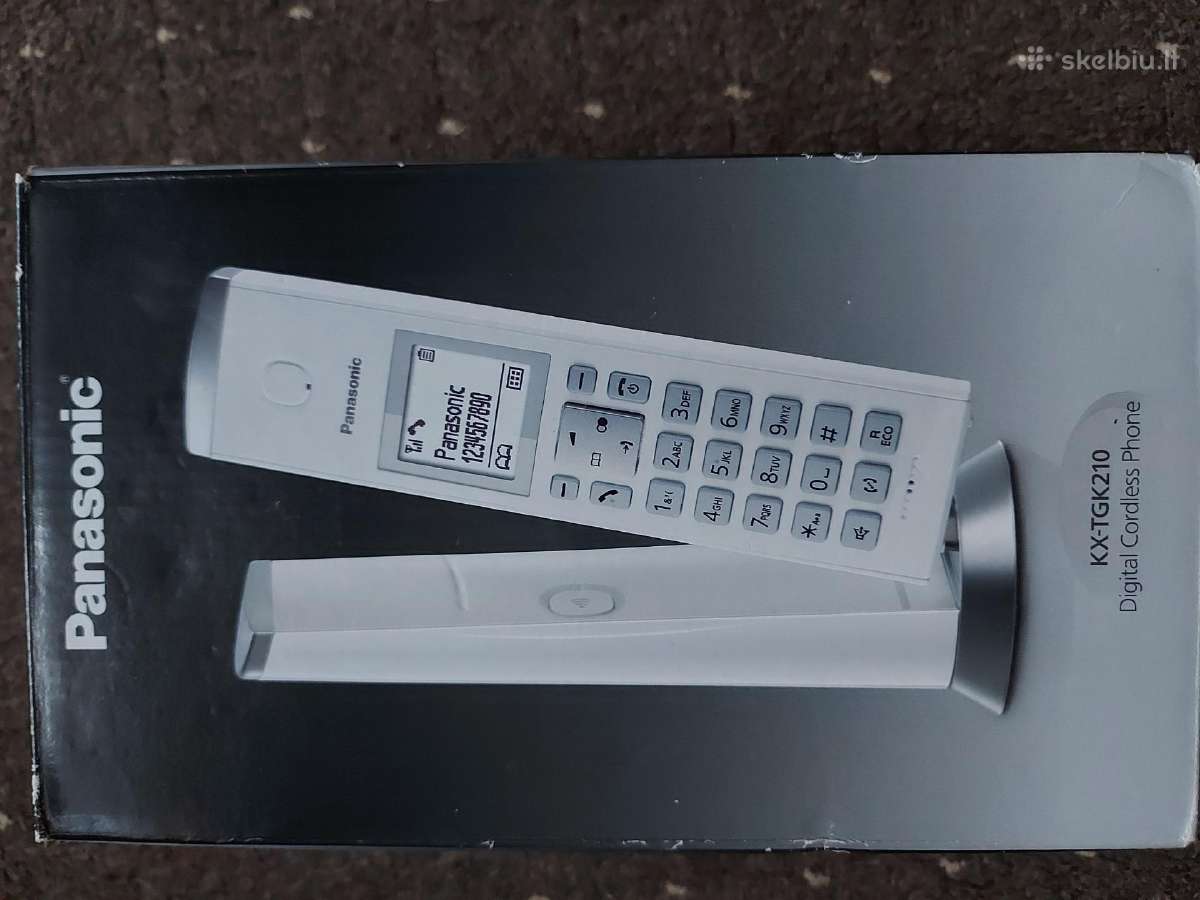 Telefono aparatai Veris ir Panasonic