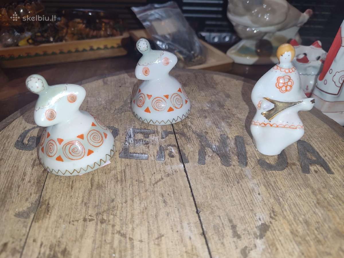Tarybinės porceliano statulėlės