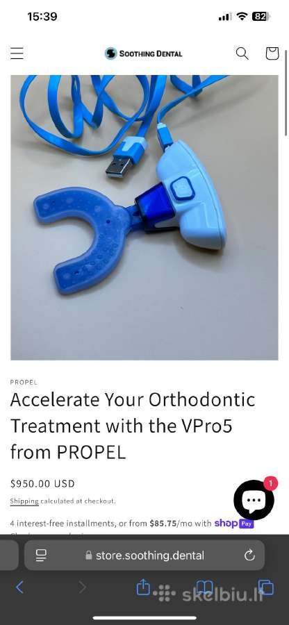 Suresmile Vpro ortodontinis vibratorius kapoms - nuotraukos Nr. 3