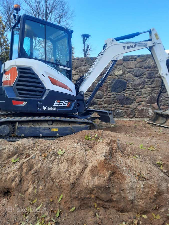 Mini ekskavatoriaus 3.5t.nuoma 35eurai Vilnius - nuotraukos Nr. 2