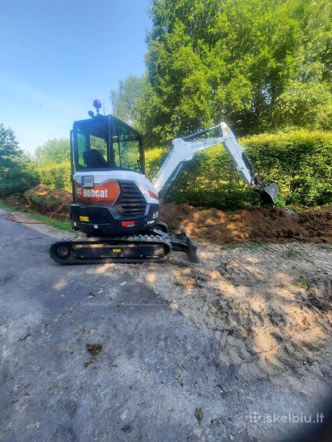 Mini ekskavatoriaus 3.5t.nuoma 35eurai Vilnius - nuotraukos Nr. 5
