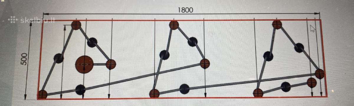 Vibia match šviestuvo analogas - nuotraukos Nr. 3