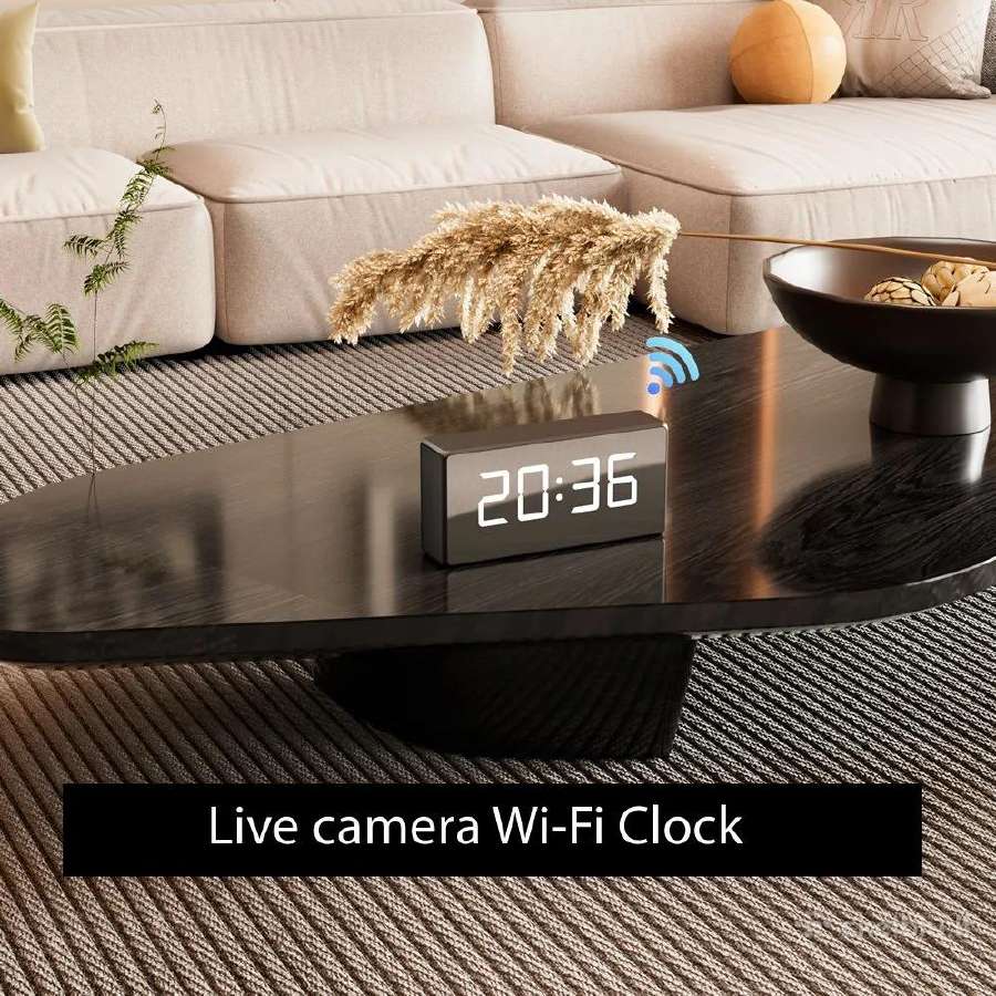 4k WiFi slapta kamera staliniame laikrodyje - nuotraukos Nr. 2