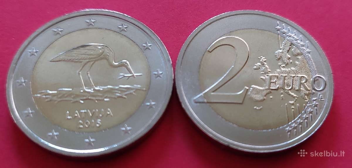 Latvija 2015m.2 € "Gandras " Unc