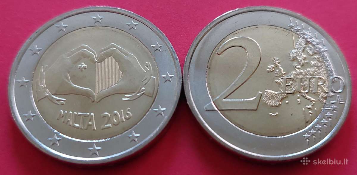 Malta 2016m.2 € "Meilė " Unc