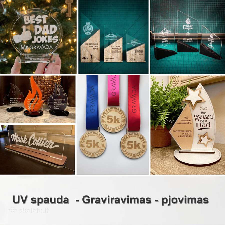 Graviravimas, Pjovimas lazeriu, Uv Spauda - nuotraukos Nr. 22