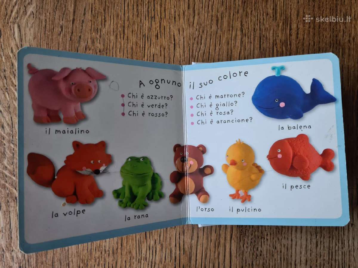 Knygutė apie spalvas kūdikiams (italų k.) - nuotraukos Nr. 7