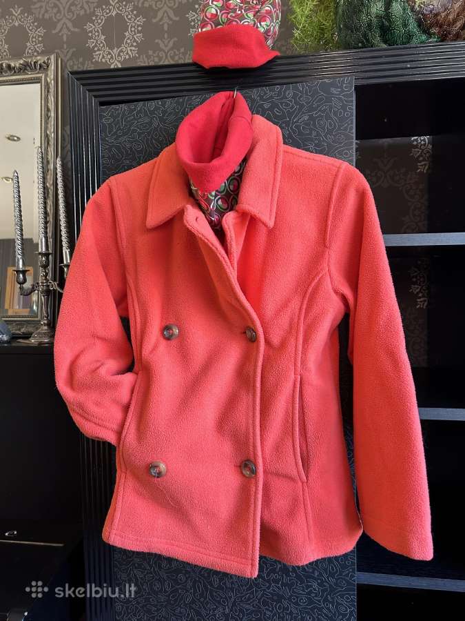 Landsend Girls Thermacheck®-200 Fleece Pea Coat - nuotraukos Nr. 3