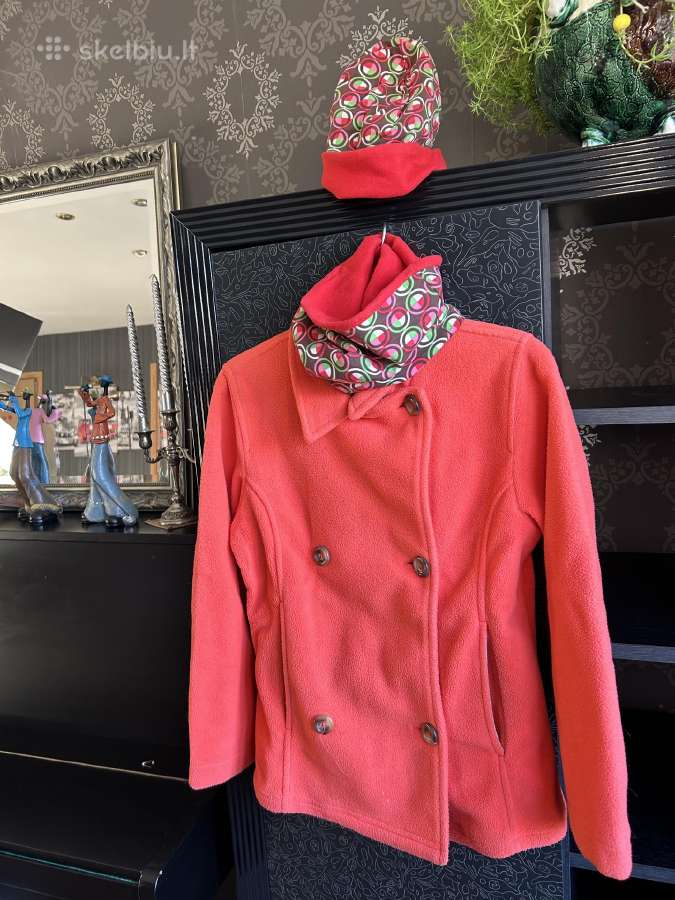 Landsend Girls Thermacheck®-200 Fleece Pea Coat - nuotraukos Nr. 5