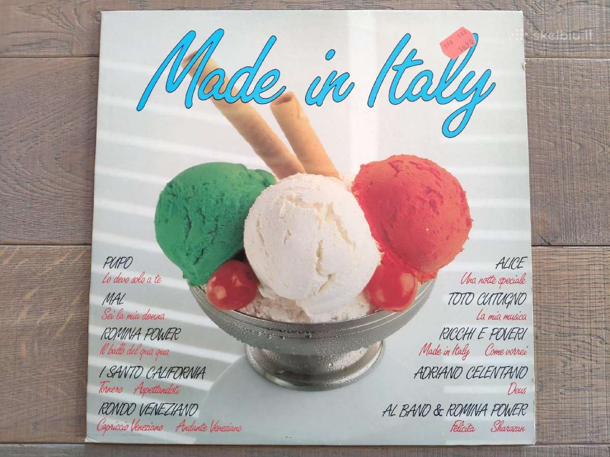 Vinilinės plokštelės - L'italiano - nuotraukos Nr. 16