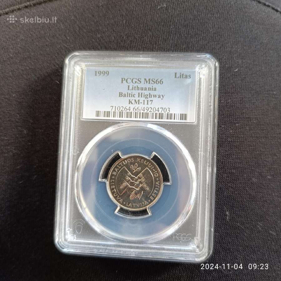 Litas, Baltijos kelias Pcgs Ms 66
