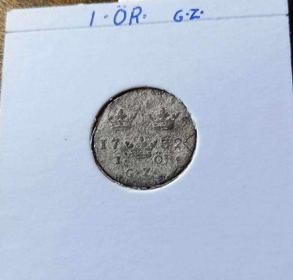 Švedija 1732 1 ore (sidabras) - nuotraukos Nr. 2