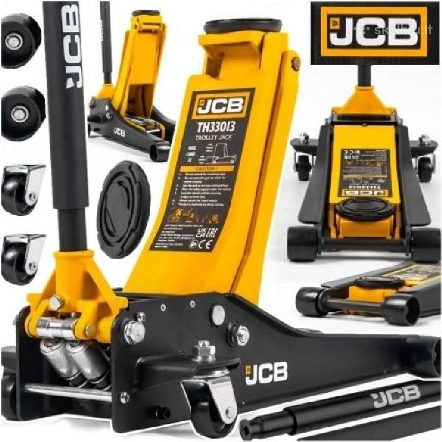Domkratas žemo profilio su dviguba pompa 3t JCB