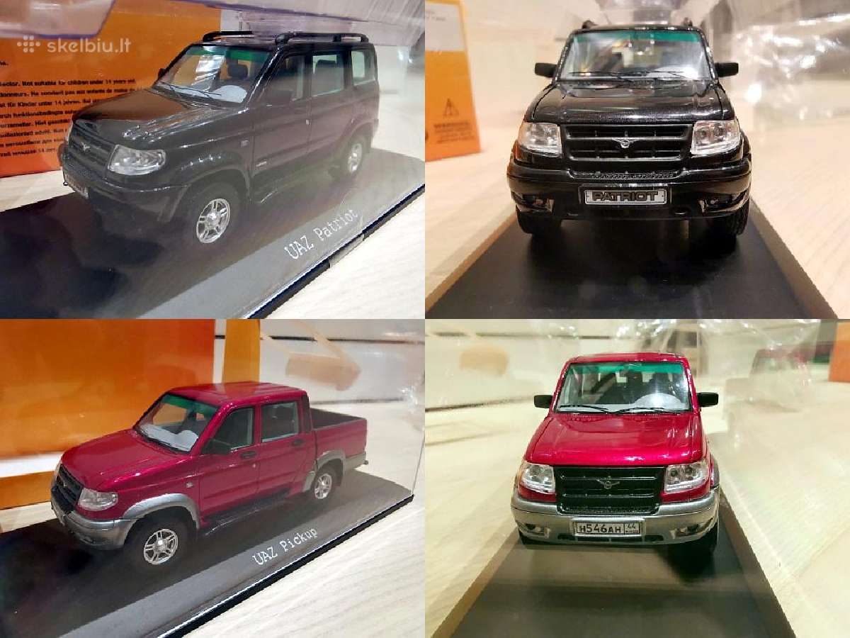 1:43 Rusiškų Automobilių Modeliai (Dip Models)