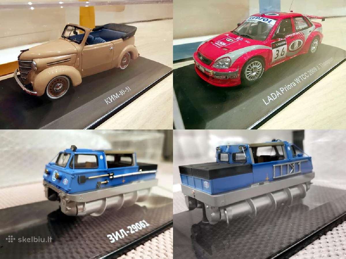 1:43 Rusiškų Automobilių Modeliai (Dip Models) - nuotraukos Nr. 3